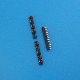 중국 똑바로 1.27mm 칠흑 어둠 색깔 이중 줄 30 핀 커넥터, PCB 여성 우두머리 소켓 대리점