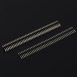 중국 이중 줄/단 하나 줄 복각 Pin 우두머리 PCB 전기 핀 커넥터 피치 2.54mm 공장