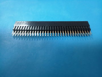 중국 2.54mm np female 헤더 핀 헤더 커넥터 H : 13.5mm, DIP, 검정색 공장