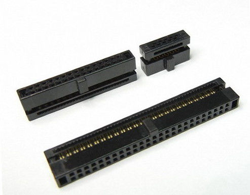 1A AC DC 6 - 80 Poles IDC Header Connector 20m Ohm Max Contact Resistance