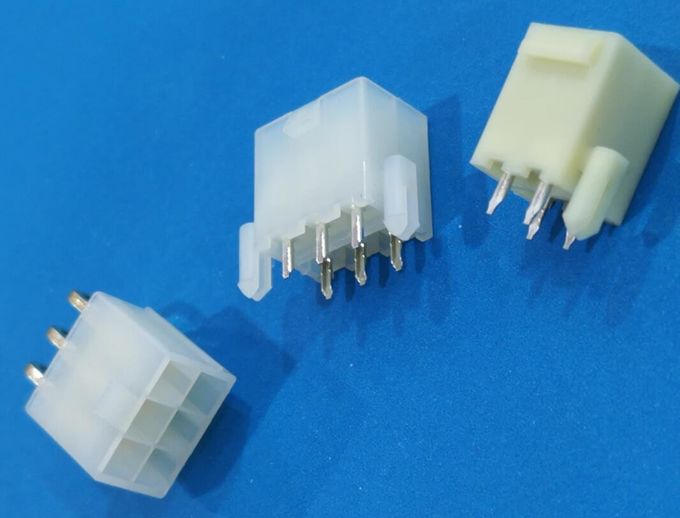 Conn 4pos Rcpt 4.2mm 주석에 의하여 도금되는 PCB 널 연결관 인광체 청동 접촉 물자